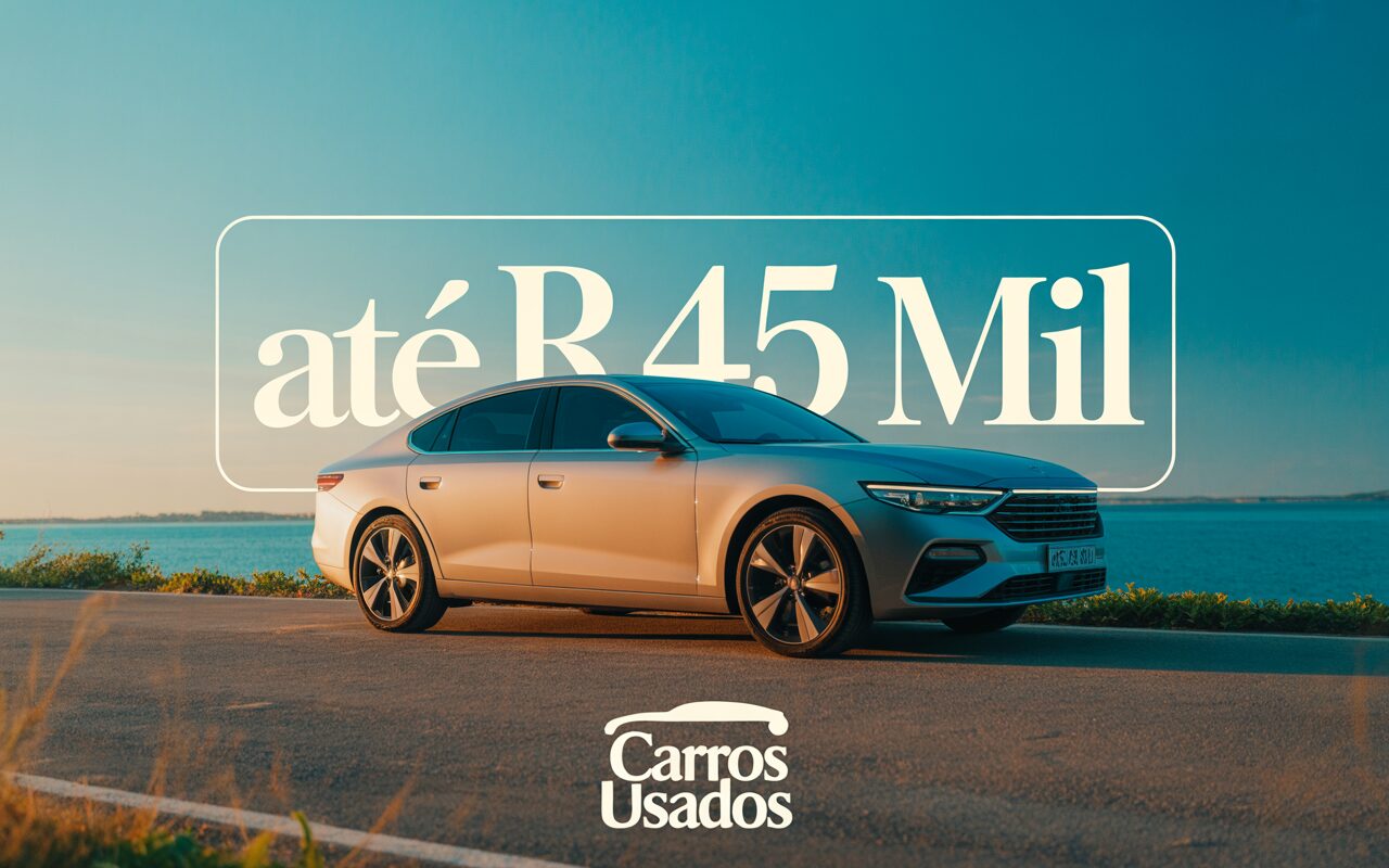 Carros usados por até R$ 45 mil