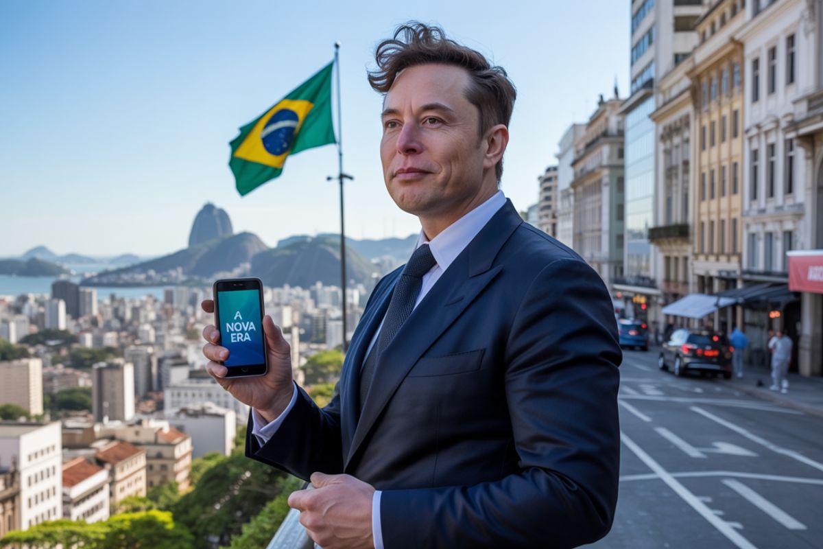 Elon Musk na economia brasileira: impacto da Starlink, a busca por lítio, chances de uma fábrica Tesla e as polêmicas do X.com.