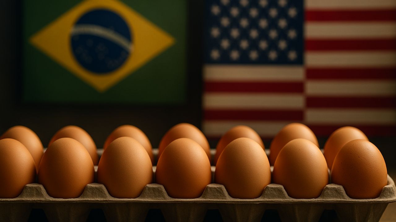 Exportação do Brasil de ovos salta 271% em abril e mira mercados estratégicos