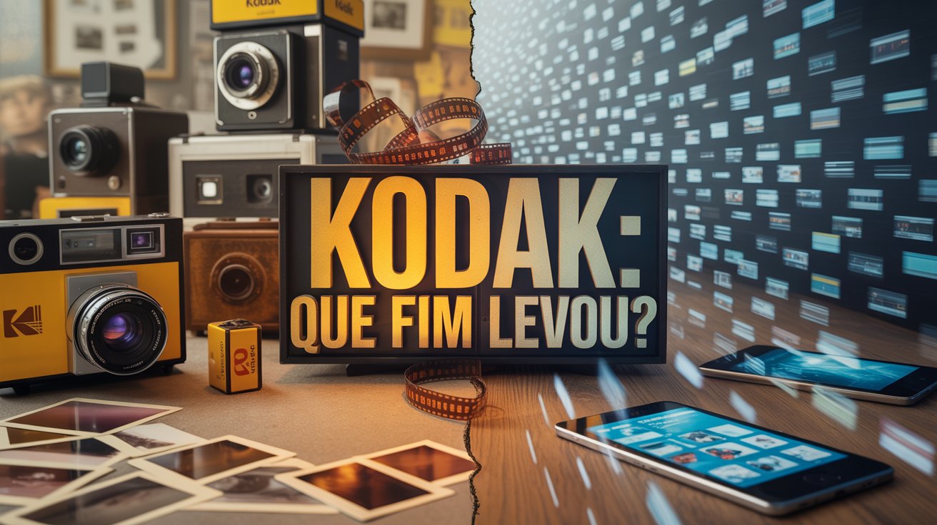 A revolução da Kodak: de gigante da fotografia a exemplo de falência. Conheça os erros, lições e reviravoltas dessa história real e surpreendente.