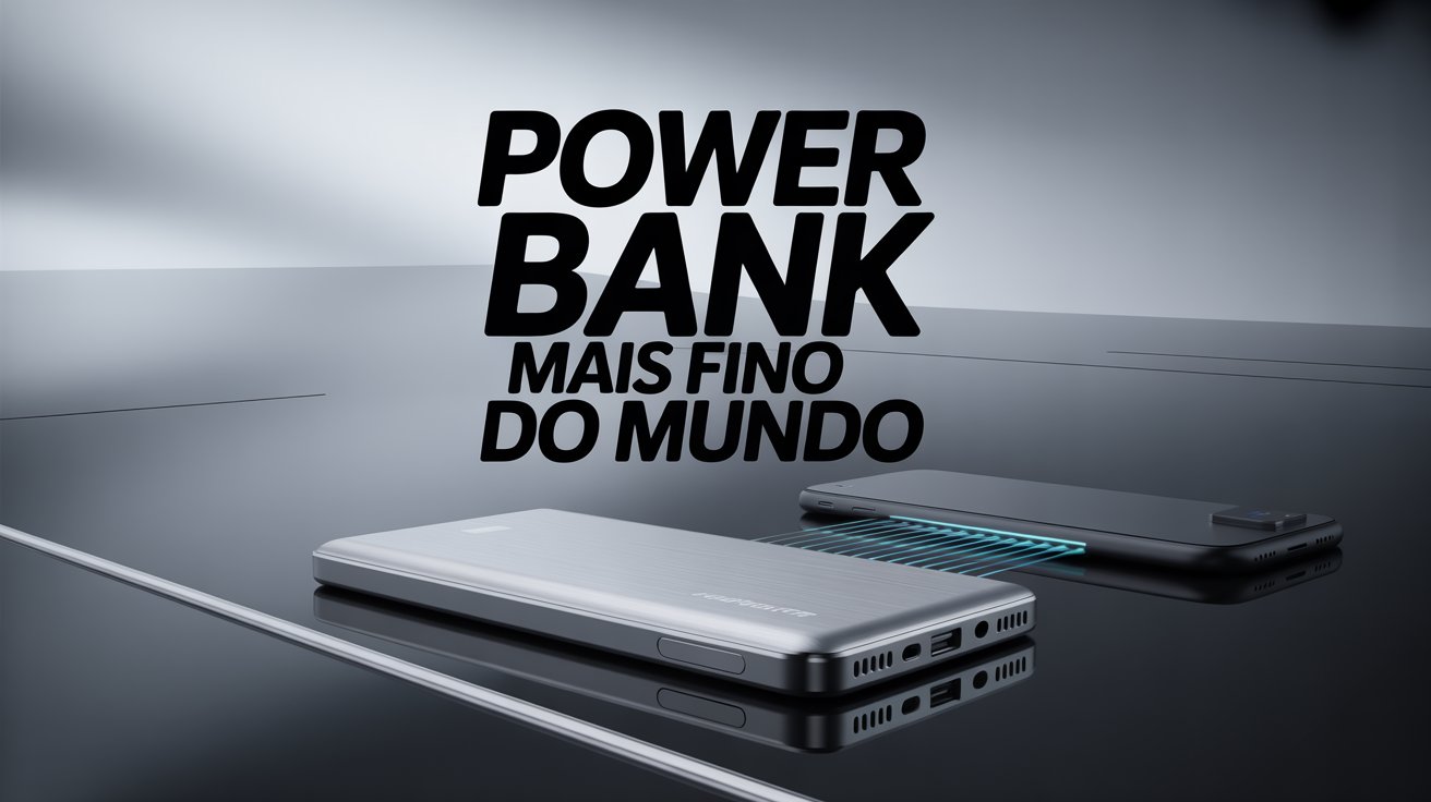 Power bank magnético ultrafino da Baseus oferece potência e portabilidade impressionantes, redefinindo a experiência de carregamento.