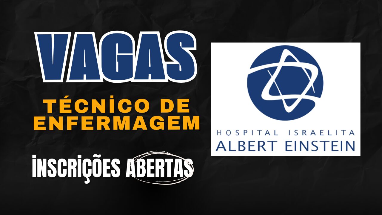 O Hospital Albert Einstein está com 2 vagas de emprego para técnico de enfermagem em São Paulo, oferecendo benefícios e atuação na área de Endoscopia. Candidaturas são feitas online.