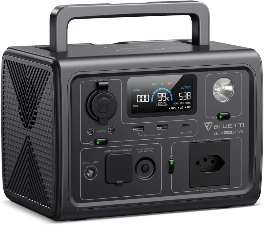 Descubra os 5 melhores geradores solares portáteis de 2025, com tecnologia avançada e autonomia para energia limpa em qualquer lugar.