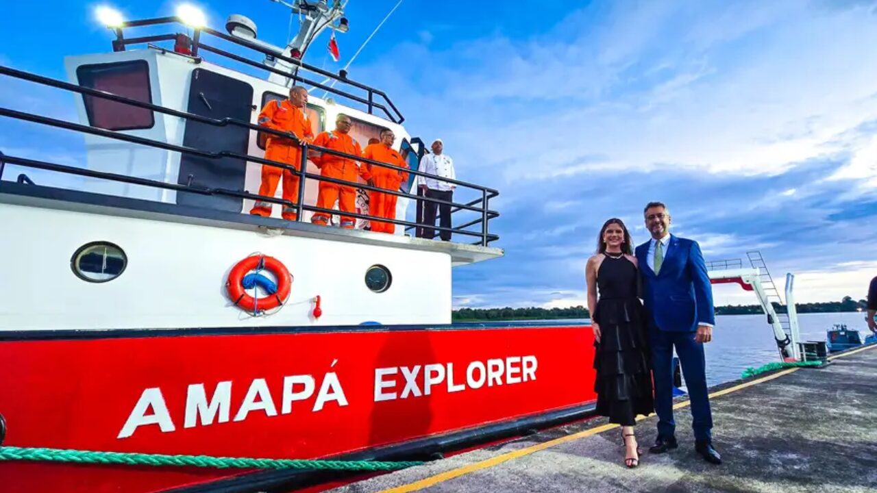 Batismo do navio Amapá Explorer