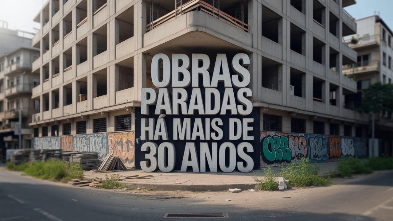 Mais de 20 obras estão paradas há décadas nas áreas mais valorizadas da capital potiguar, causando transtornos à vizinhança, aumento de doenças e sensação de insegurança, sem que haja ações efetivas da Prefeitura.
