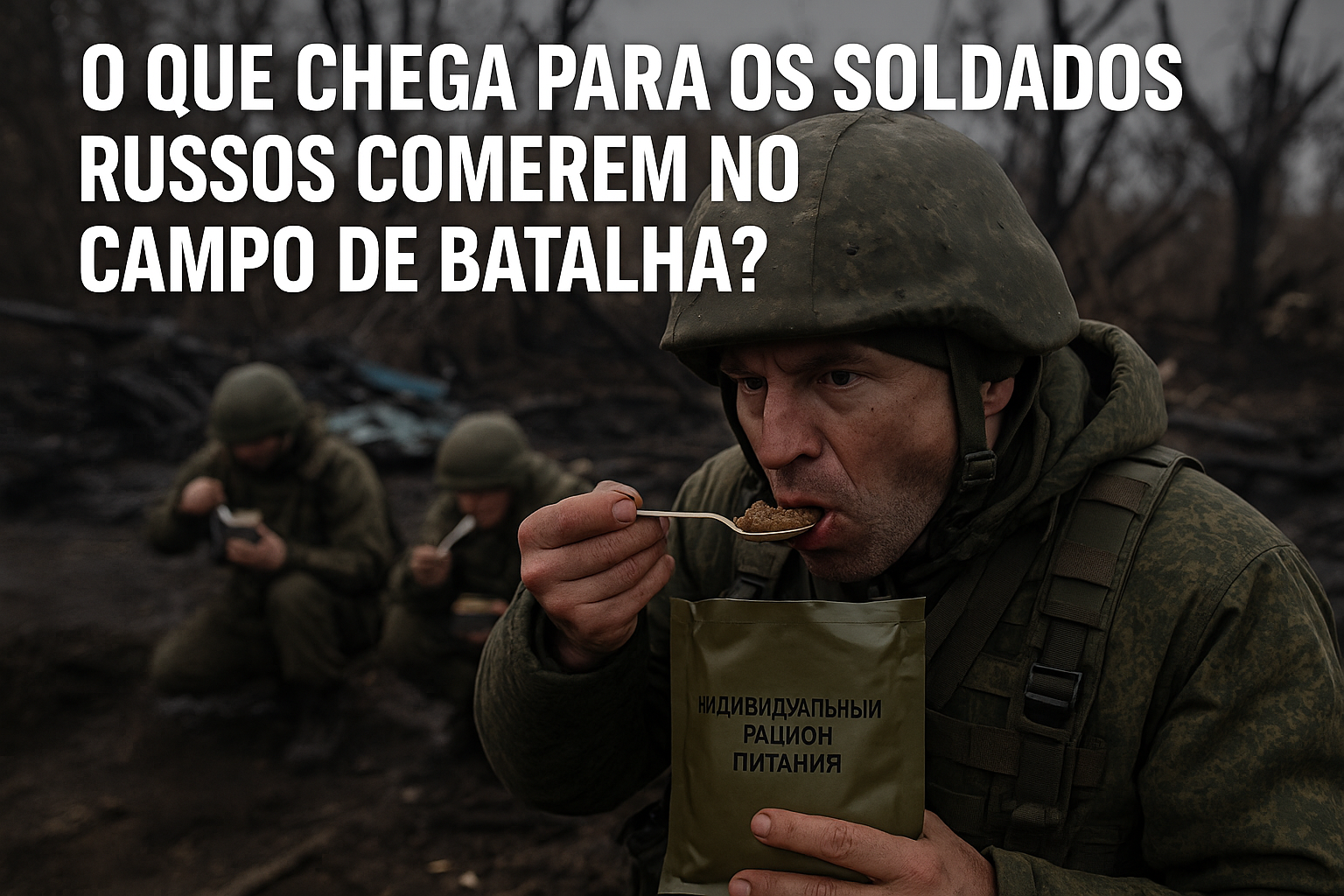 Russos, Pacote, Ração militar, Campo de batalha