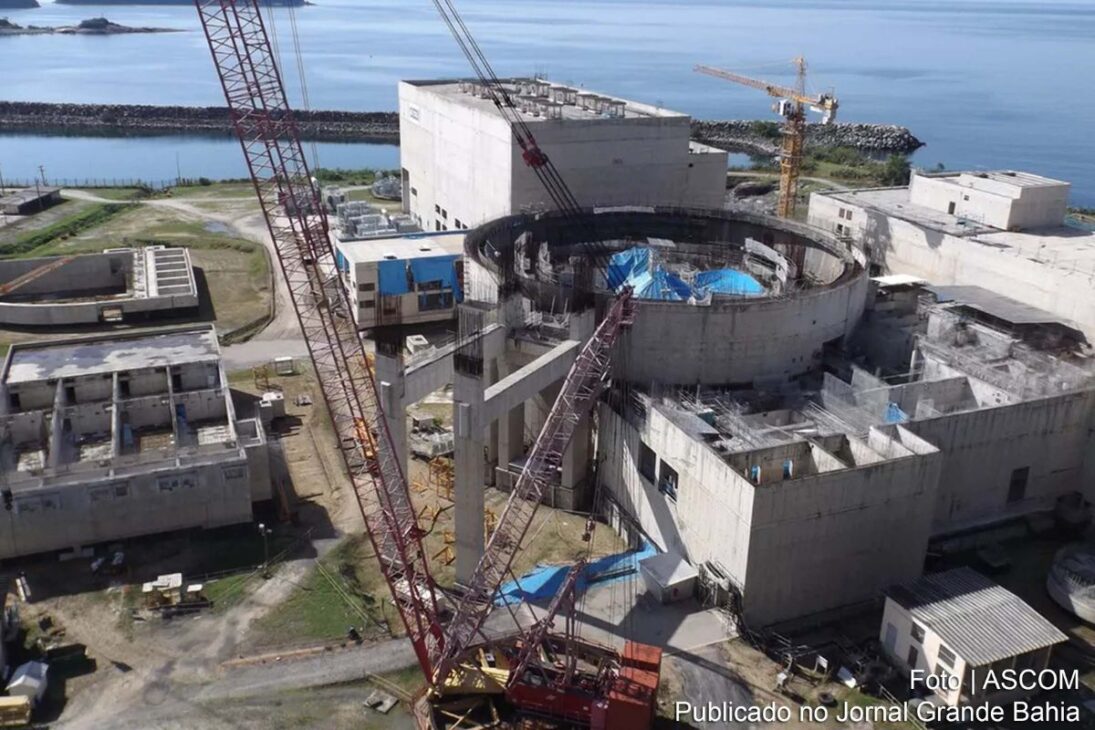 A Usina Nuclear de Angra 3 é uma obra de R$ 20 bilhões que está parada há 40 anos e nunca gerou 1 watt de energia