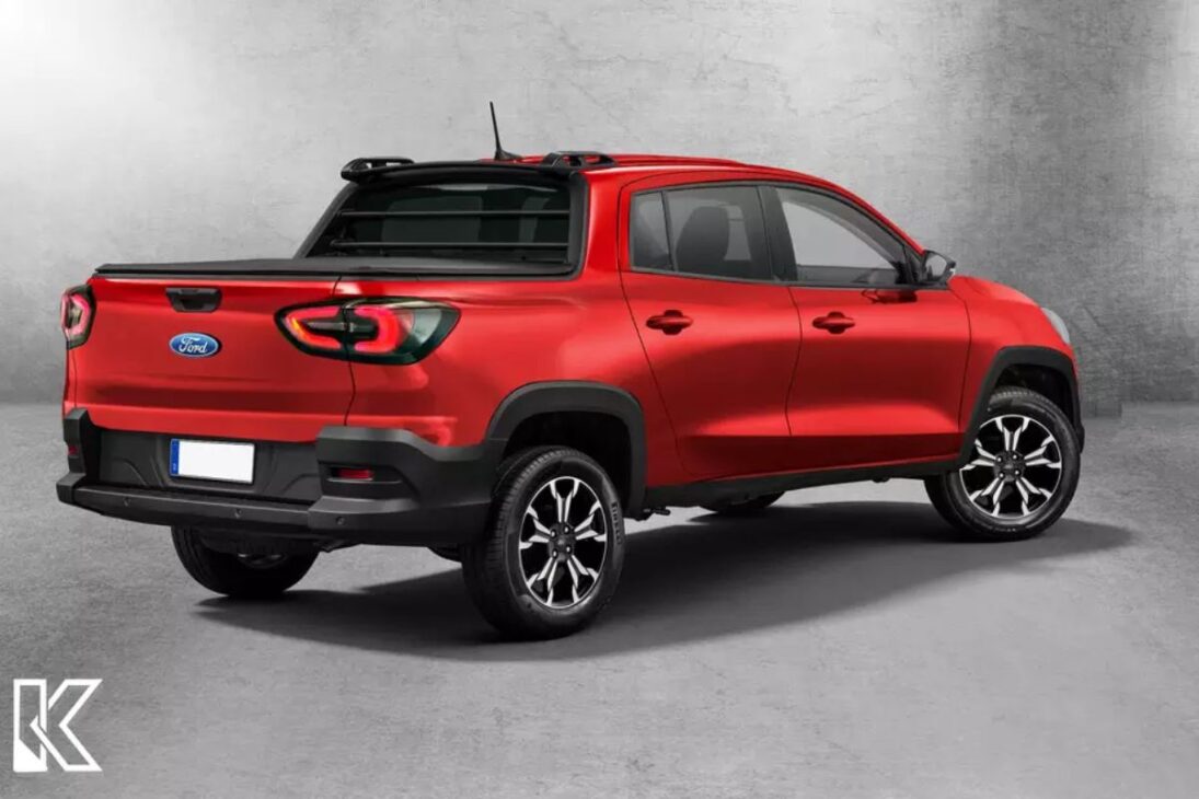 A irmã menor da Maverick: Nova picape da Ford com base de SUV compacto para brigar com Strada e Montana