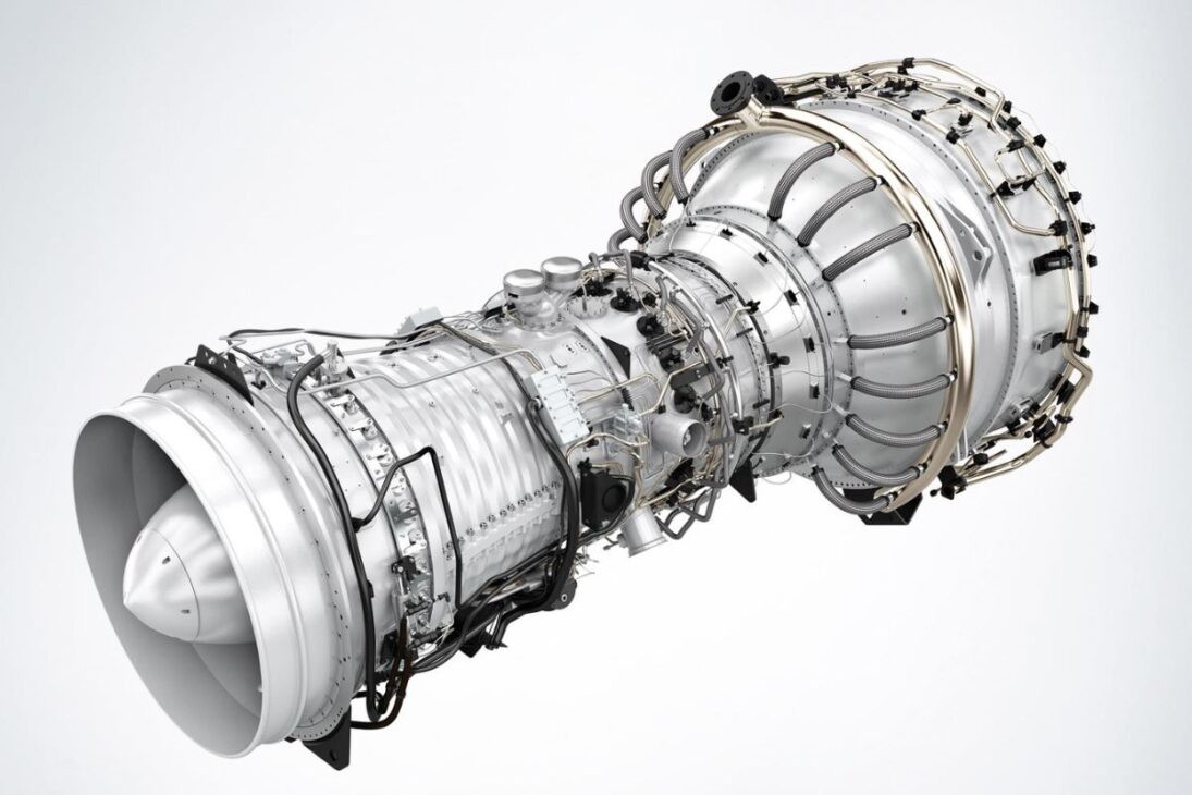 Uma turbina a gás funciona com base em um princípio chamado Ciclo de Brayton. Ela admite um grande volume de ar, o comprime a altas pressões e o injeta em uma câmara de combustão, onde é misturado com combustível e queimado. Os gases quentes resultantes se expandem e giram uma série de pás de turbina, que por sua vez acionam um gerador elétrico.
