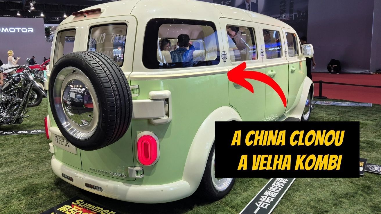 Minivan chinesa com design retrô e motor híbrido plug-in oferece até 1.200 km de autonomia, unindo tradição e inovação para o futuro da mobilidade.