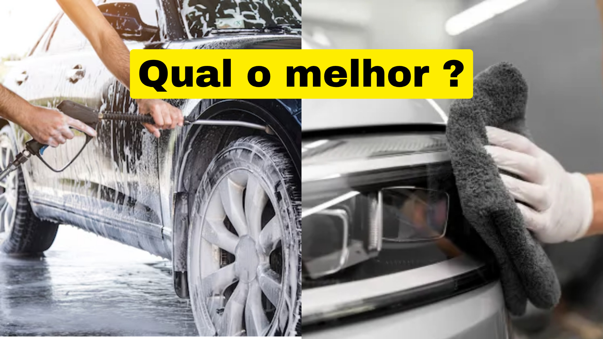 lavagem - carro - limpeza - estética automotiva