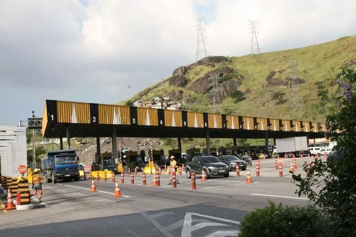 Praça de pedágio da Linha Amarela no Rio de Janeiro