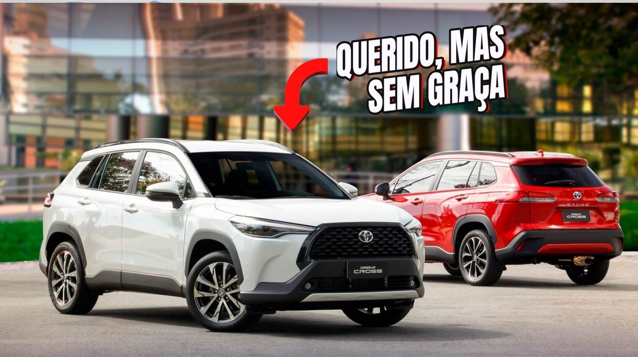 Toyota reconhece que Corolla Cross precisa mudar. Nova geração terá design ousado na Europa e mantém sucesso absoluto entre SUVs no Brasil.
