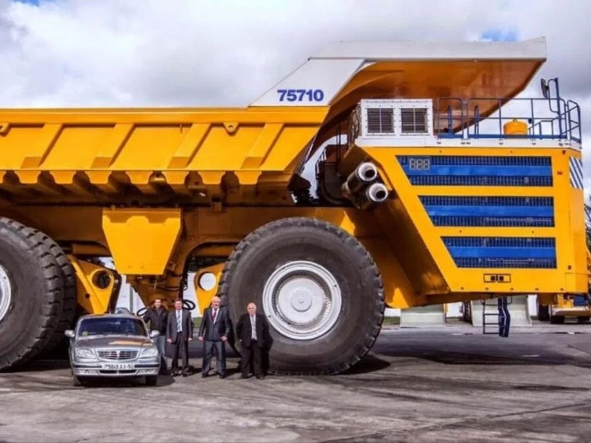 Pneu do maior caminhão de mineração do mundo: um gigante de 4 metros que custa mais de R$ 300 mil