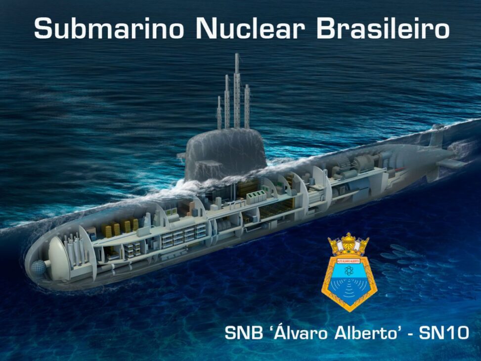 O reator nuclear de um submarino, que permite à embarcação ficar submersa por 25 anos sem precisar reabastecer