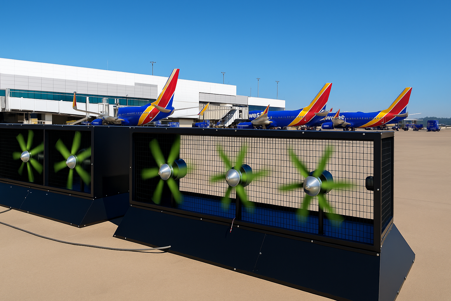 “Os aviões são os novos parques eólicos” miniturbinas captam ventos de turbinas a jato e inauguram revolução na energia verde