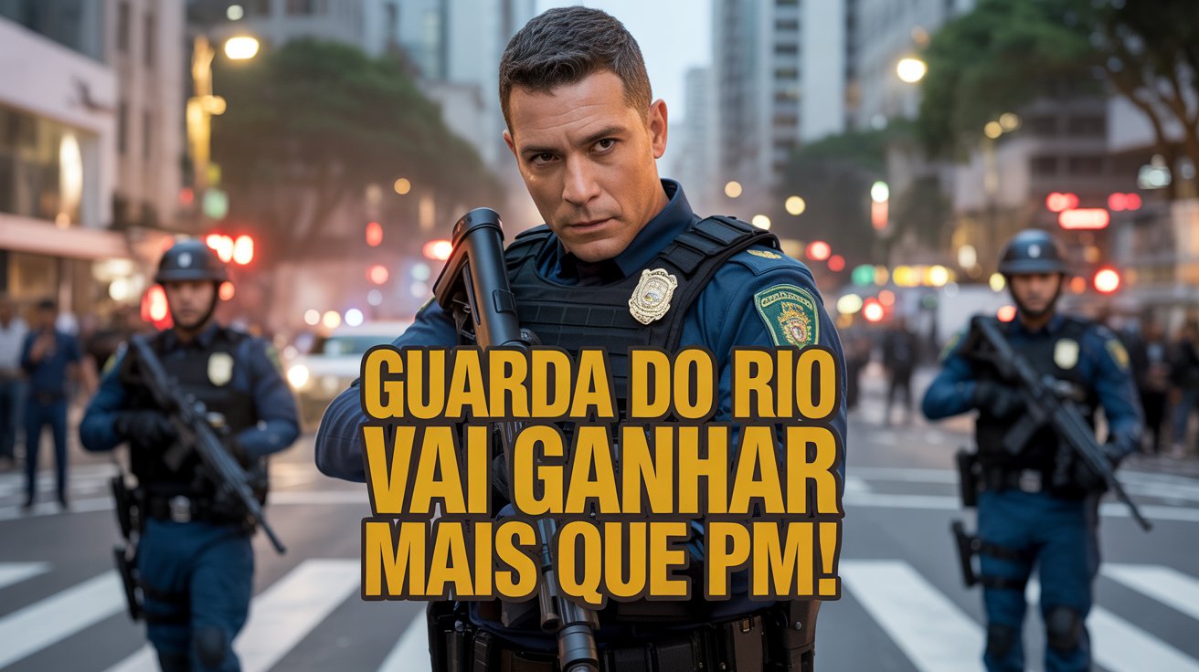 Guarda Municipal do Rio cria tropa armada com salário de R$ 13 mil. Valor supera o de PMs e levanta polêmica sobre segurança no RJ.