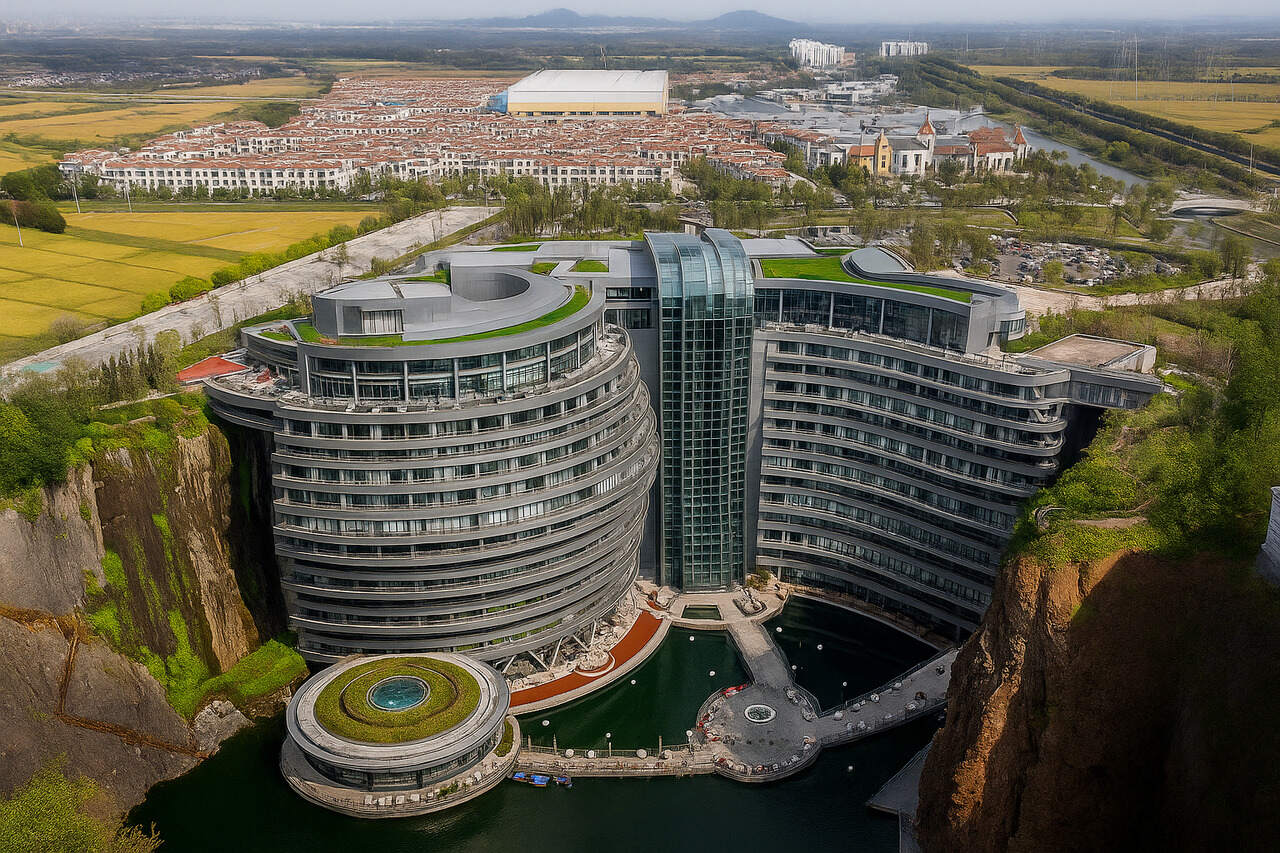 Arranha-céu, China, Hotel, Hotel de luxo