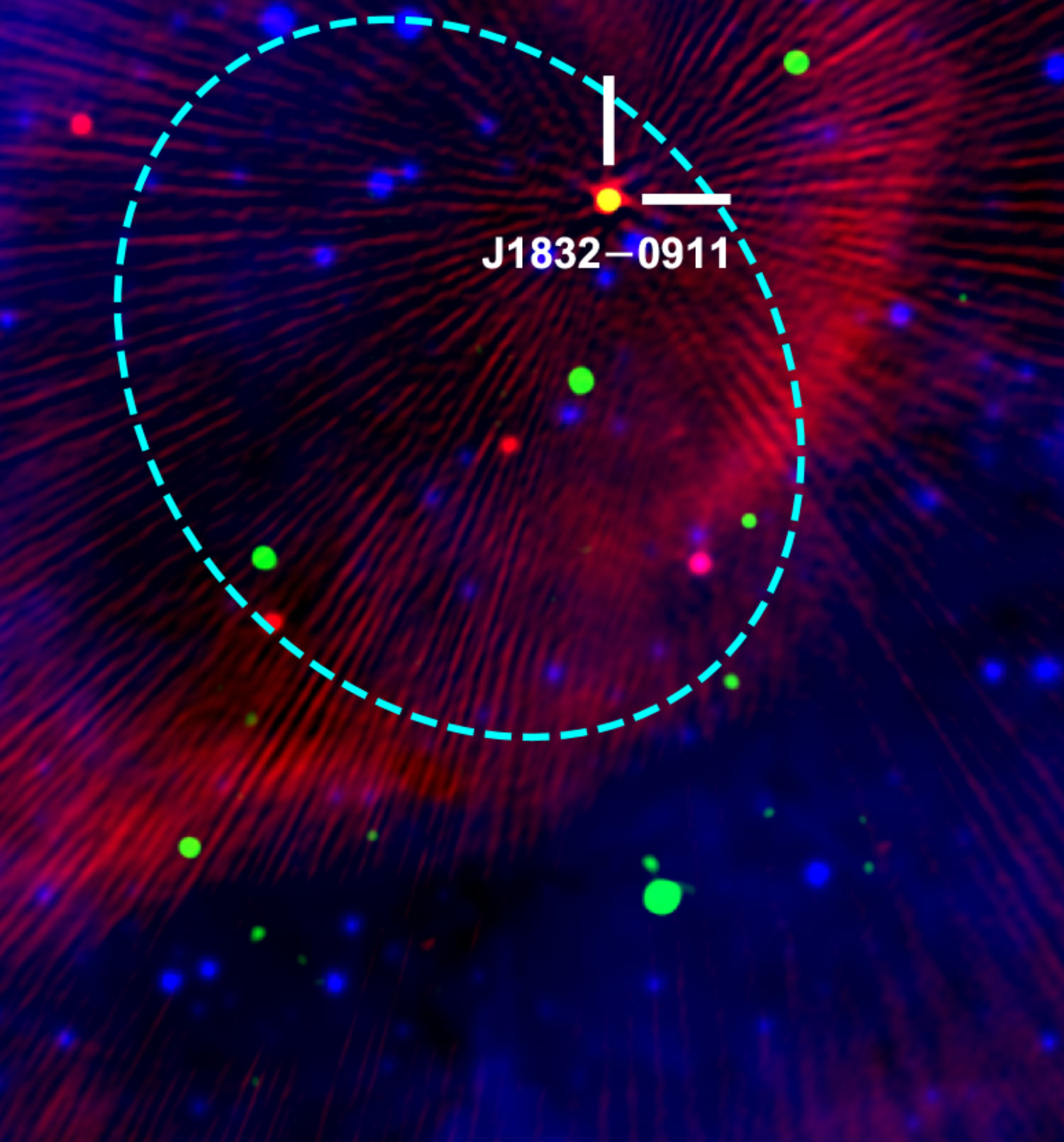 ondas de rádio, estrela