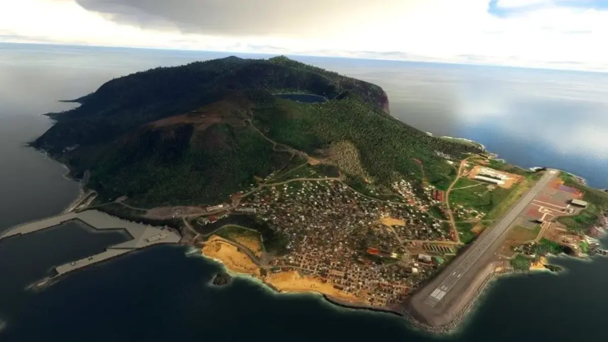 Ilha, Atlântico, Argentina, Ilha africana
