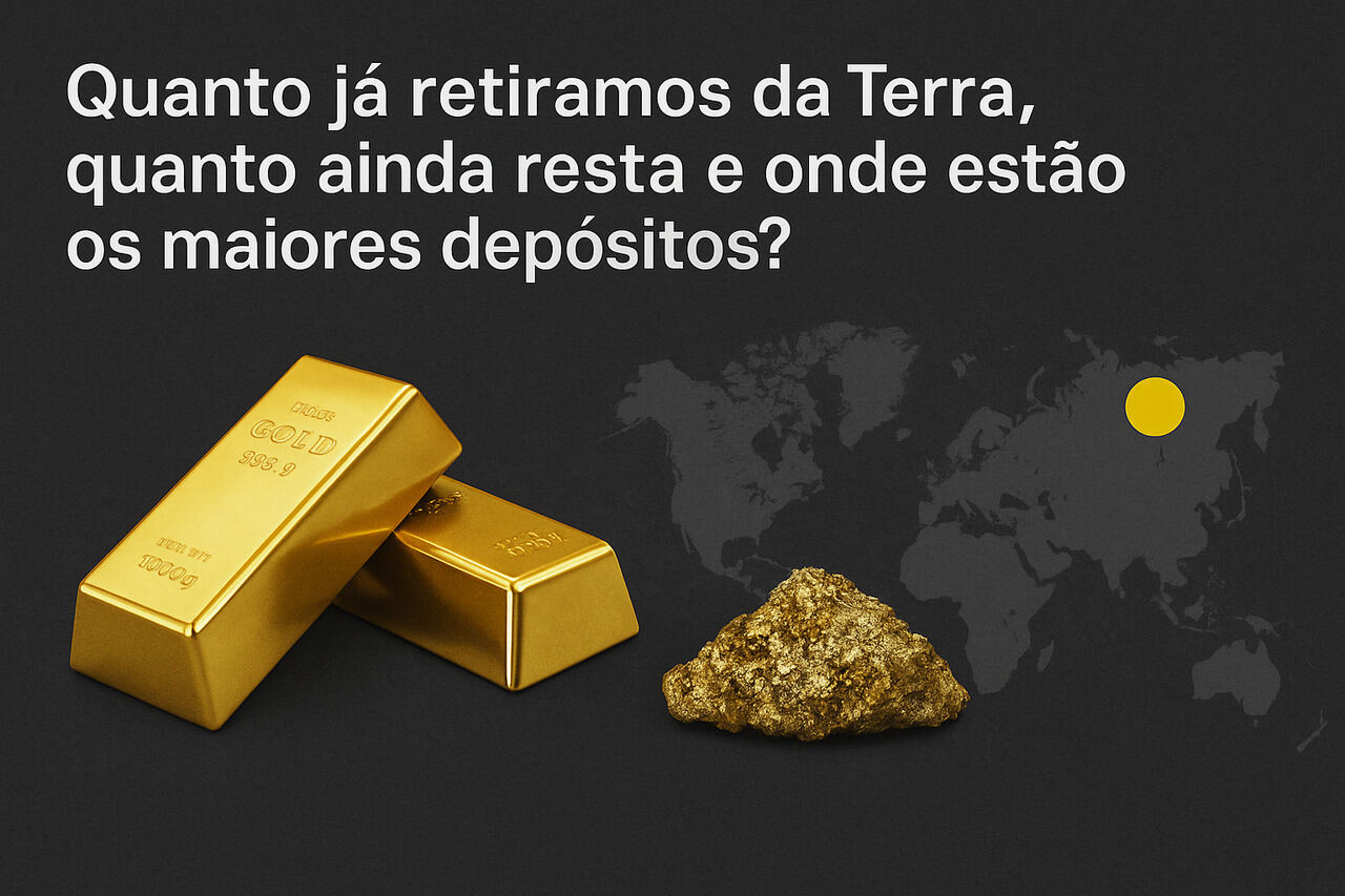 Ouro, Depósitos de ouro, Terra