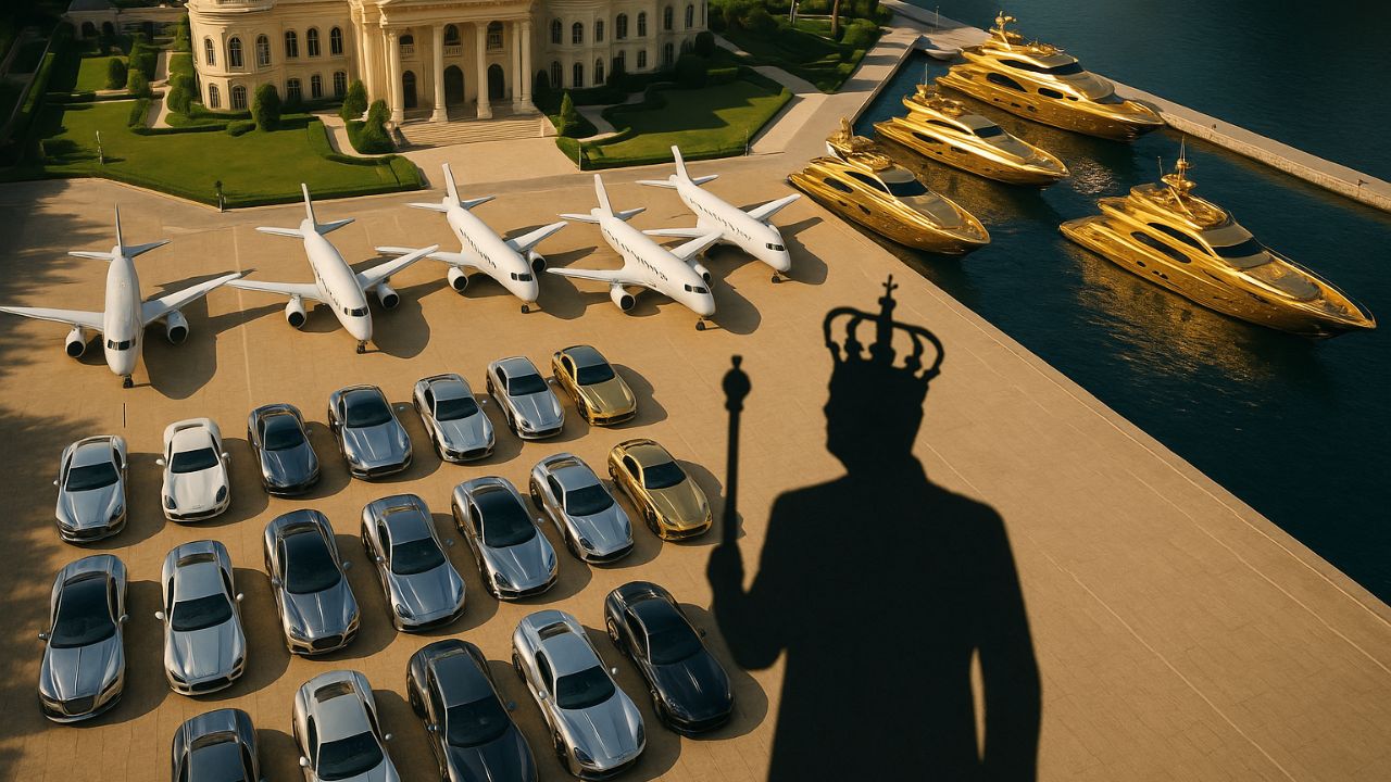 A fortuna inacreditável do rei mais rico do mundo