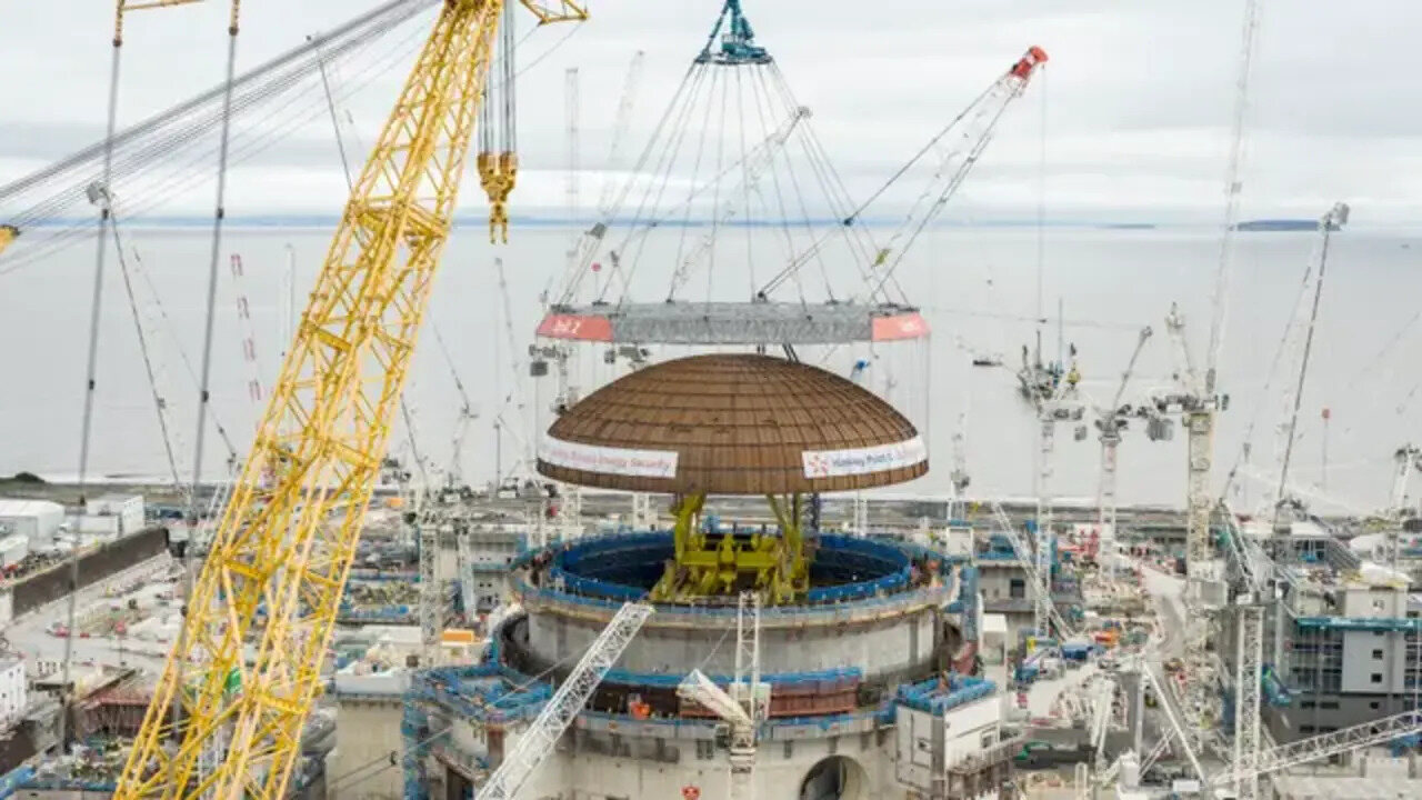 Maior guindaste, guindaste, Usina nuclear