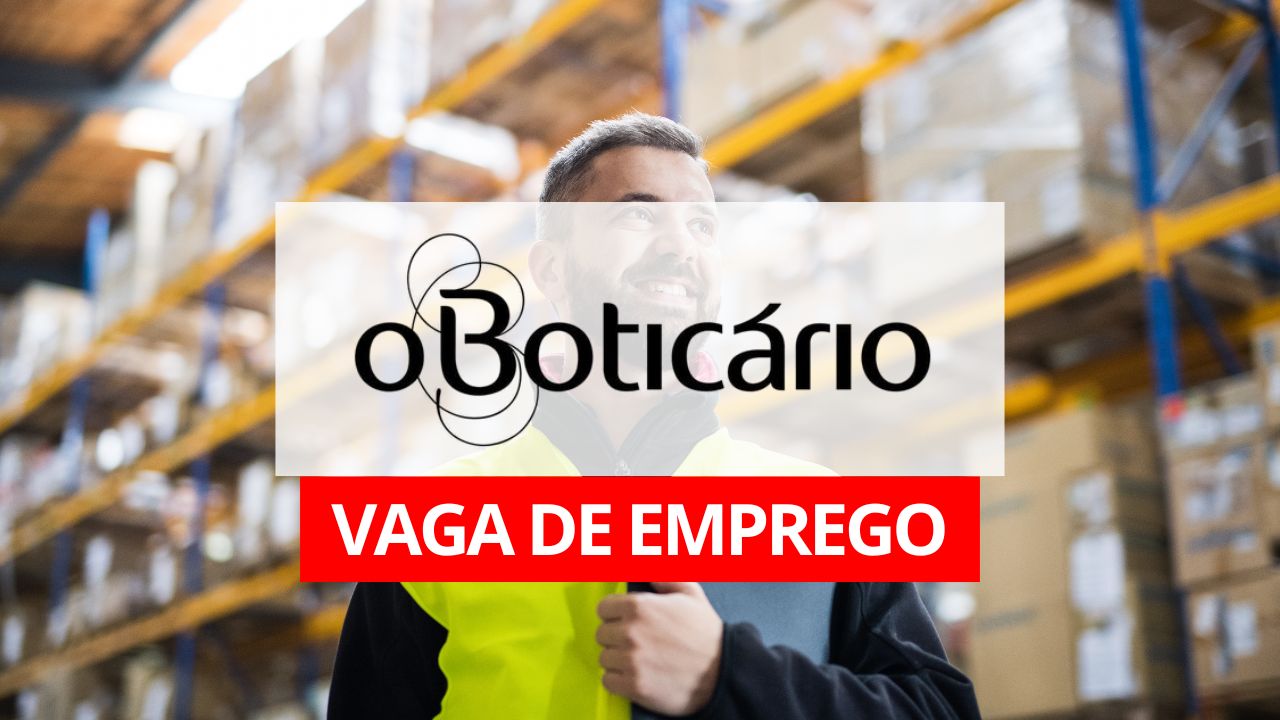 Vaga de emprego para estoquista no Boticário: oportunidade única em Belo Horizonte com benefícios completos.