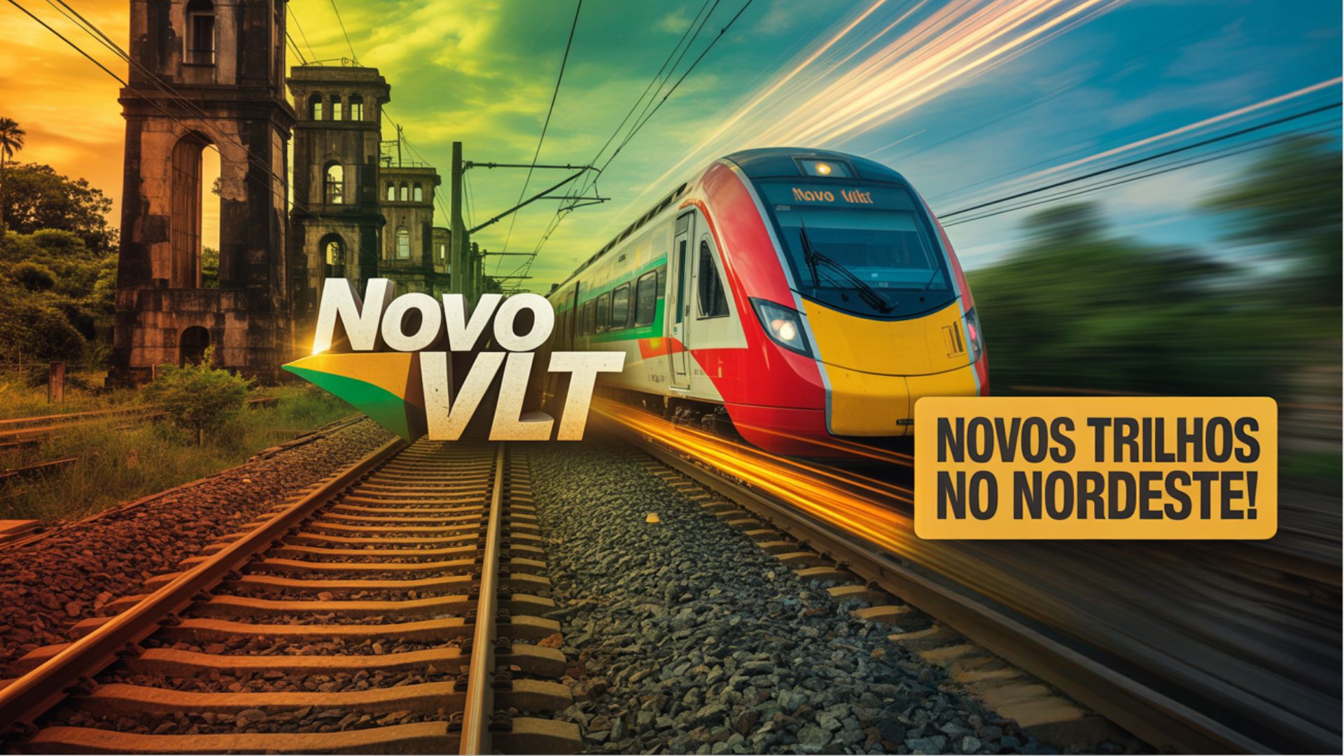 Projeto prevê R$ 3 bilhões para modernizar ferrovia no Nordeste, devolver malha obsoleta e implantar VLTs em cidades estratégicas.