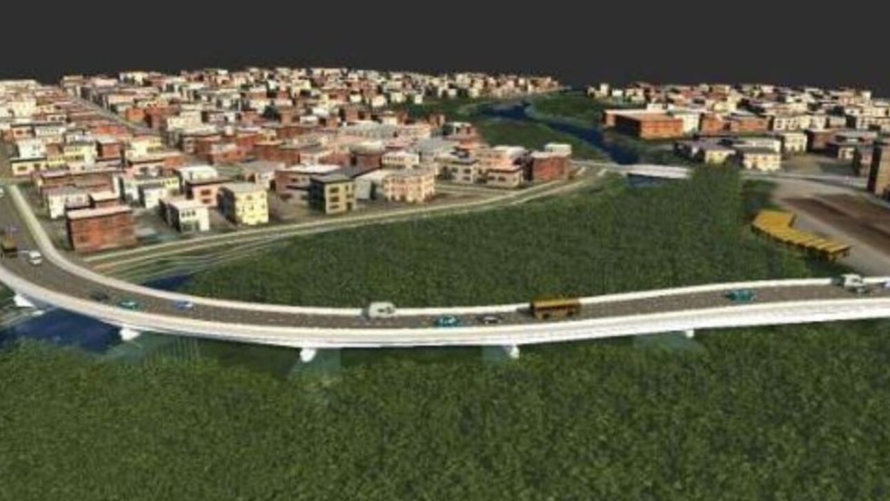 Obra inédita em Joinville: ponte curva de 182,5 metros vai ligar bairros e transformar a mobilidade urbana com investimento de R$ 25,9 milhões.