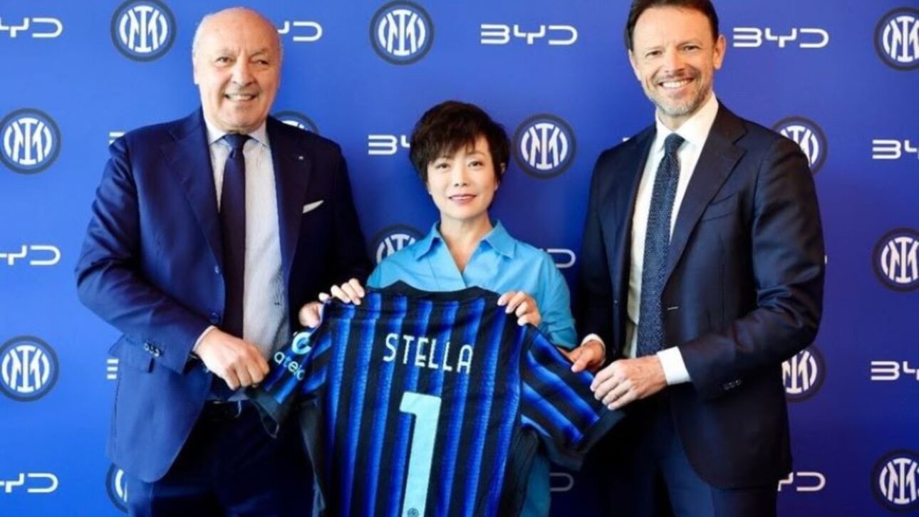 Parceria representa um novo patamar de colaboração entre esporte e tecnologia sustentável. Foto: Divulgação/BYD