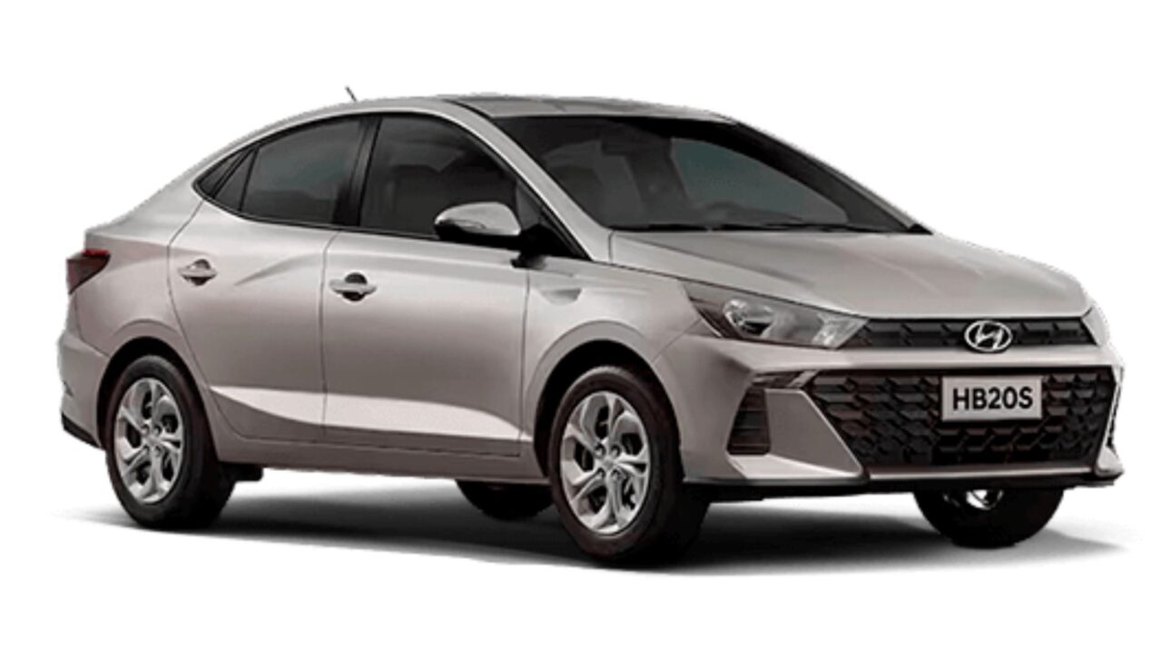 Hyundai HB20S Comfort Plus 1.0 TGDI 2024 une motor turbo e central multimídia entre os melhores sedãs automáticos do mercado. (Imagem: divulgação)