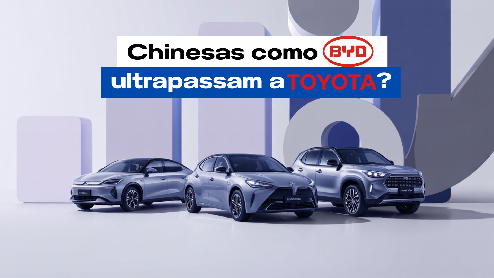 Montadoras chinesas superam a Toyota no mercado de híbridos no Brasil em 2025, com modelos plug-in de alta potência e novas apostas flex.