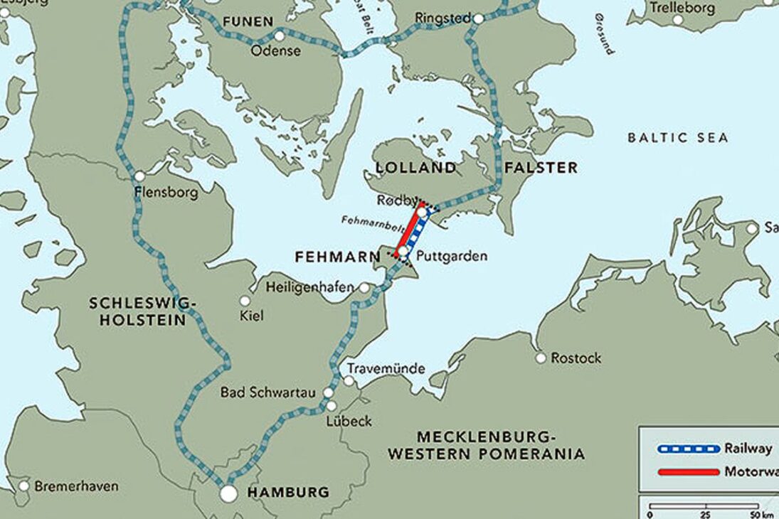 Maior túnel imerso do mundo entre Alemanha e Dinamarca reduzirá tempo de viagem de 45 para 10 minutos