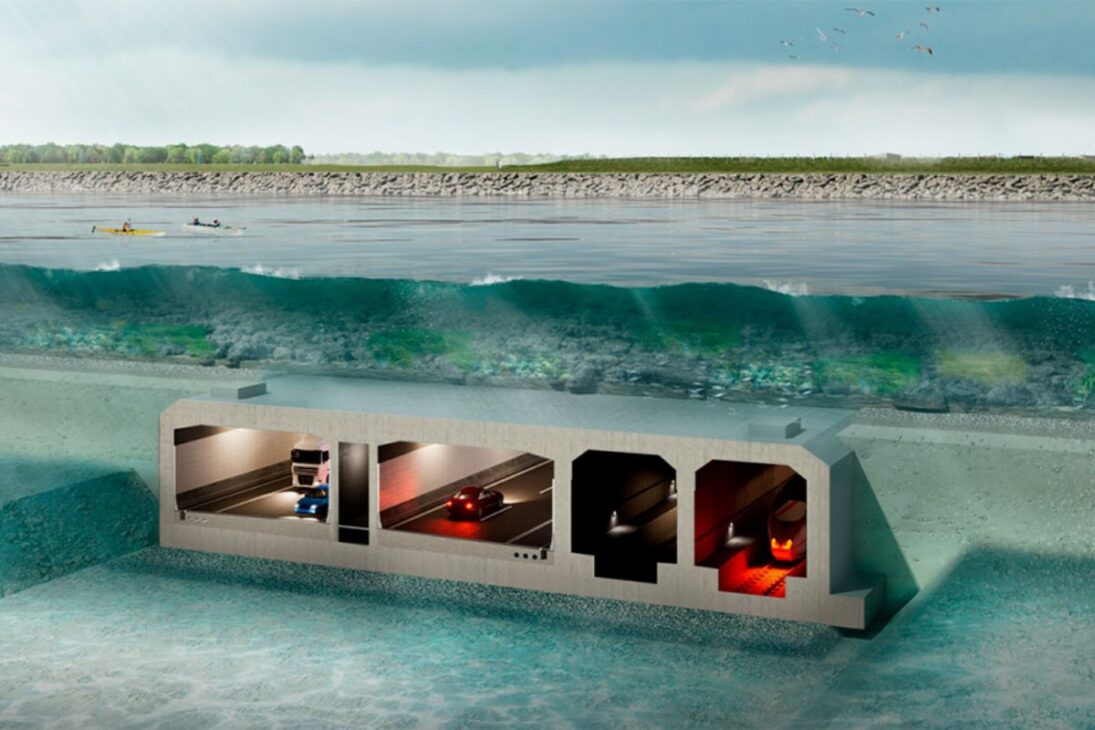 Maior túnel imerso do mundo entre Alemanha e Dinamarca reduzirá tempo de viagem de 45 para 10 minutos