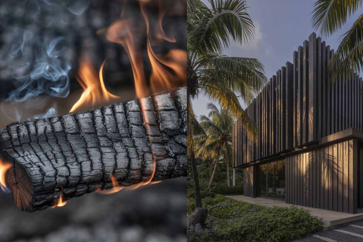 O Segredo da Madeira que Não Pega Fogo: Conheça a Técnica Japonesa Shou Sugi Ban