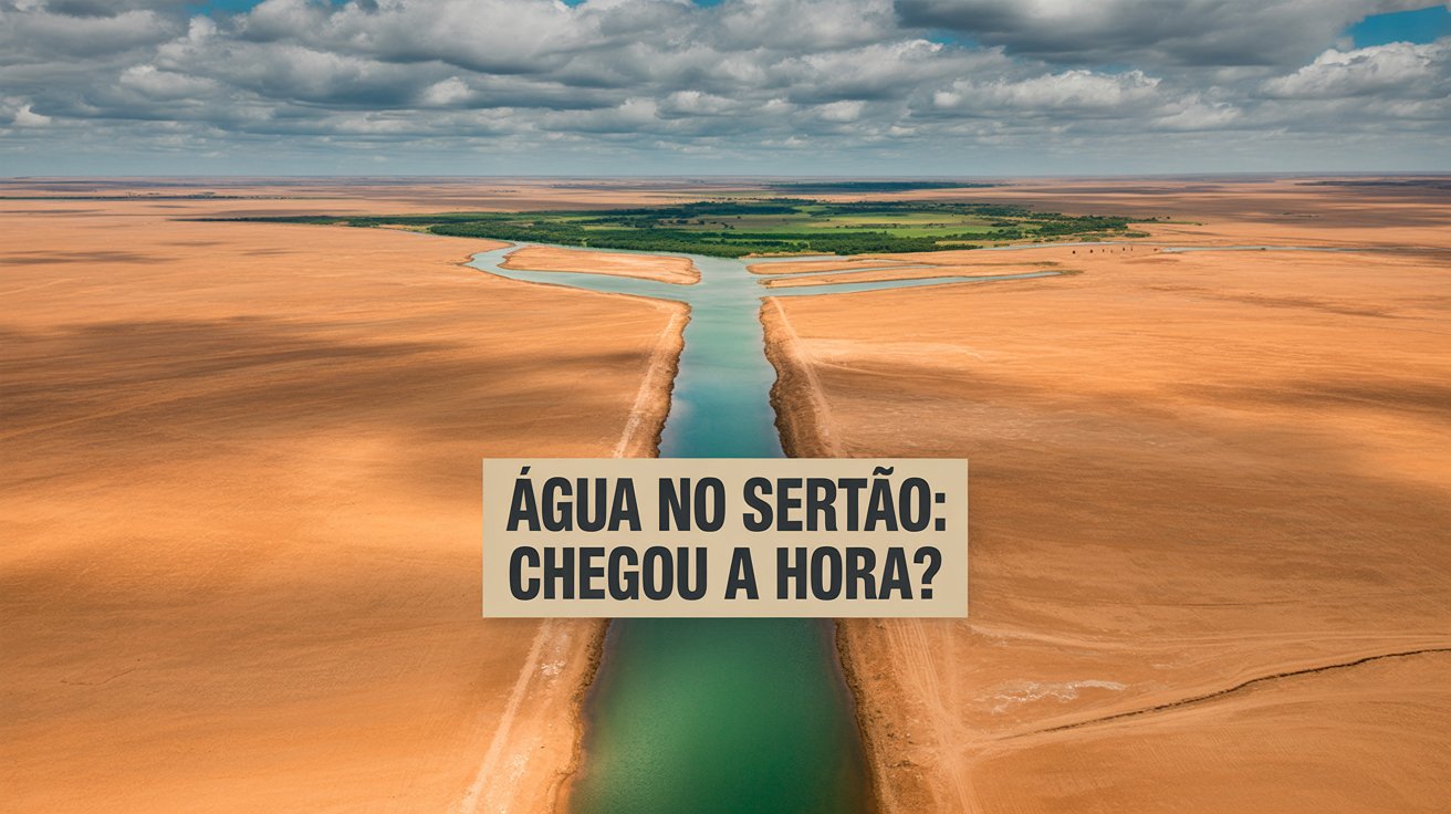 Governo autoriza estudo para levar água do São Francisco a 131 cidades do Piauí, prometendo transformar o abastecimento hídrico regional.