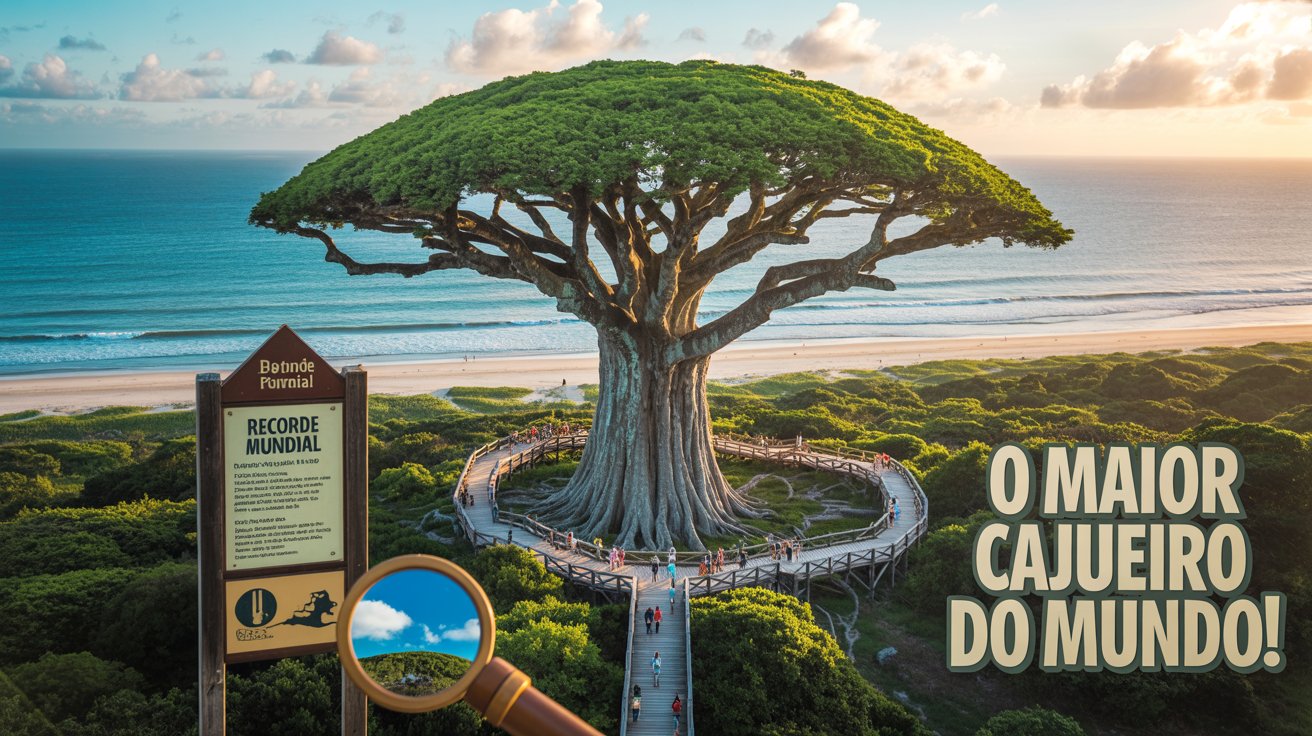 Descubra o Cajueiro de Pirangi, a árvore gigante que virou floresta no Rio Grande do Norte e intriga turistas e cientistas do mundo todo.