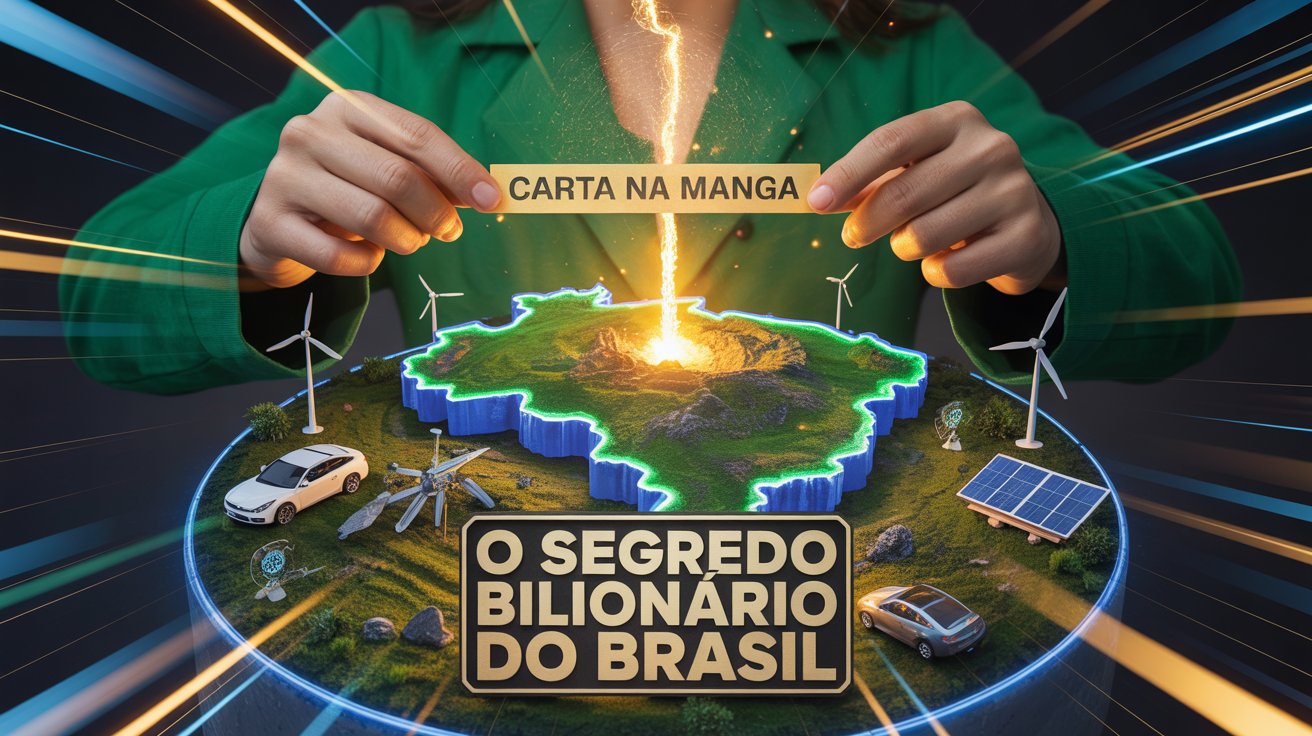 Brasil pode se tornar potência mundial com minerais críticos. Descubra como terras raras impulsionam economia, energia limpa e tecnologia nacional.