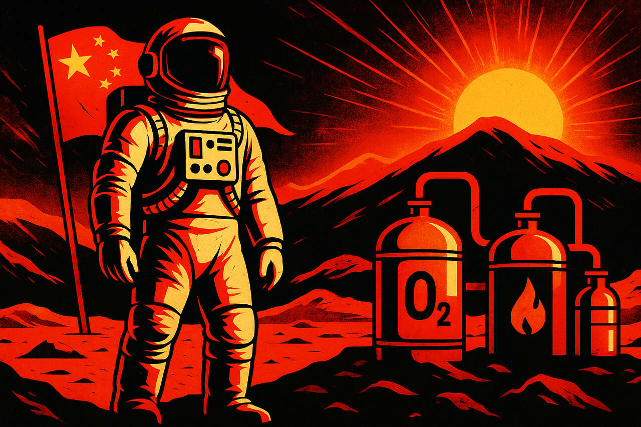 Lua, Solo Lunar, Exploração lunar, oxigênio