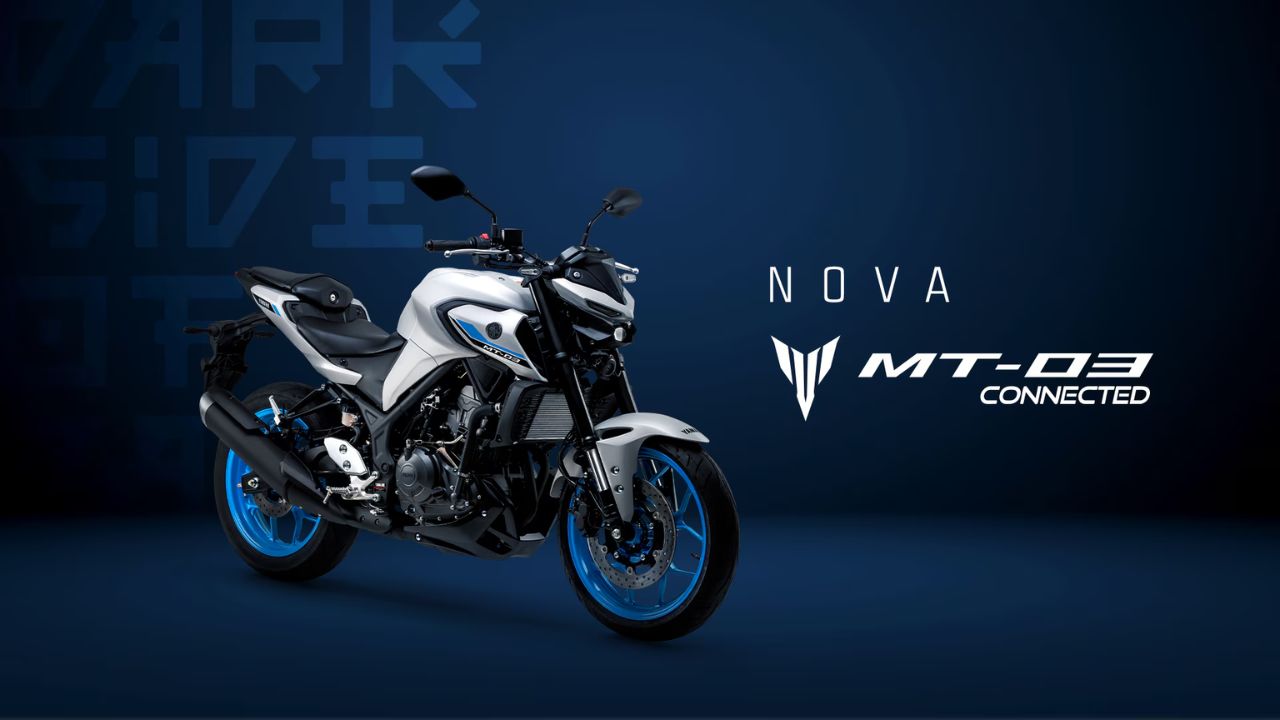 A nova Yamaha MT-03 2026 estreia no Brasil com visual renovado, mais conforto para piloto e garupa, conectividade Y-Connect e motor potente de 321 cc. Saiba tudo sobre a naked esportiva da Yamaha.