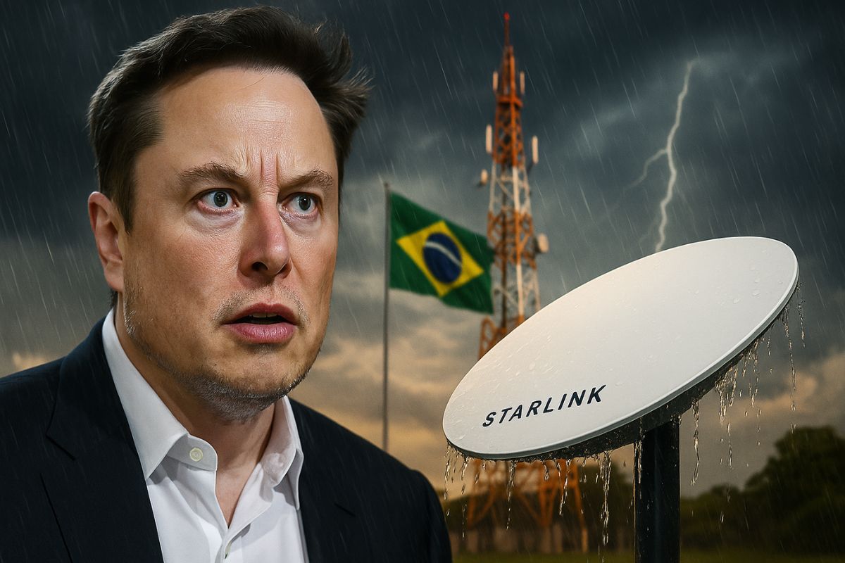 Celular conectado ao espaço? Internet por satélite da Starlink ainda está proibida no Brasil
