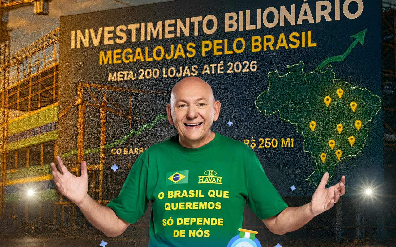 Com R$ 2 bilhões na mesa, dono da Havan faz anúncio e corre para 200 megalojas até 2026