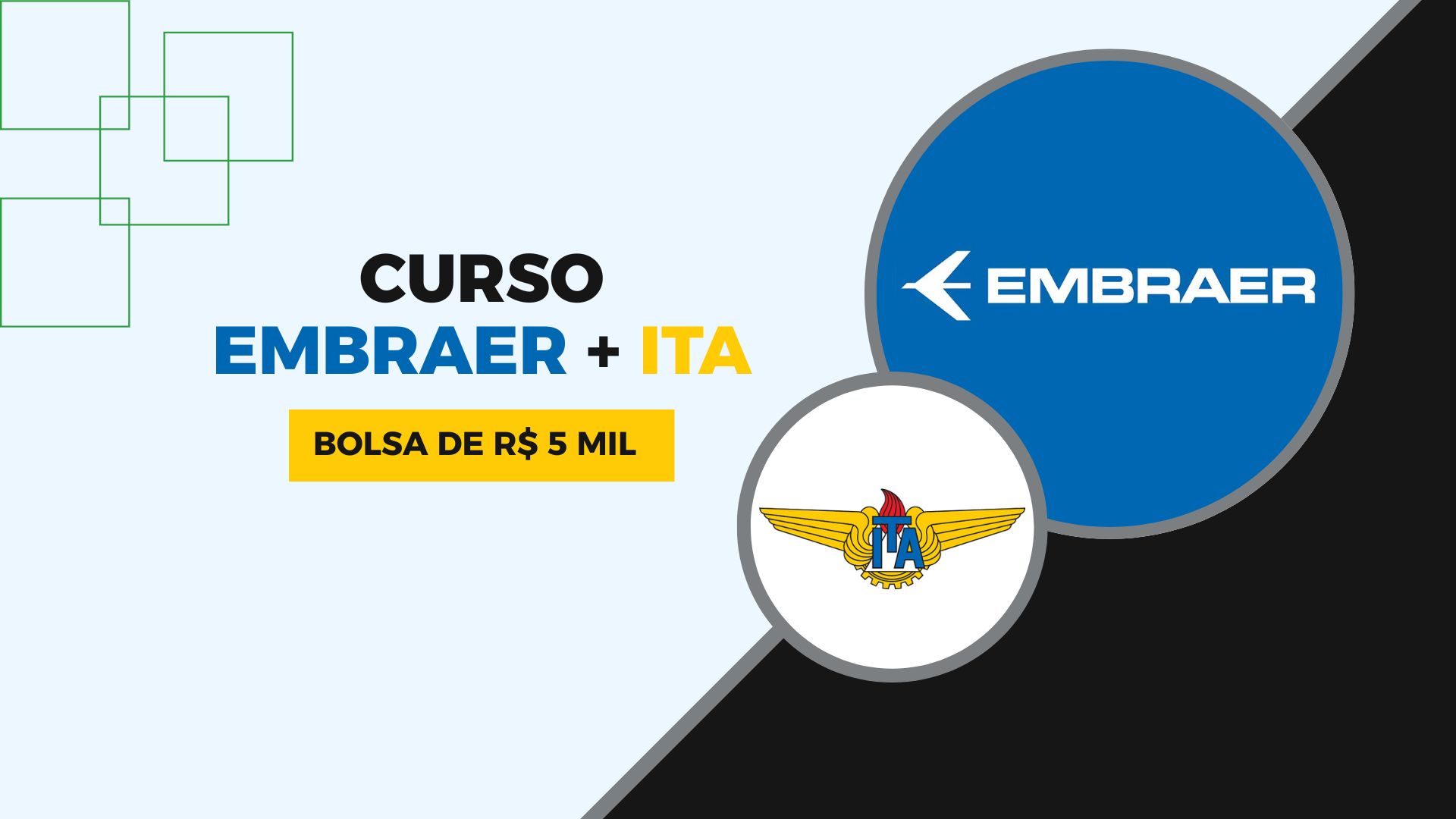 Embraer abre inscrições para o PEE 2025 com bolsa de R$ 5 mil e mestrado no ITA. Vagas para recém-formados em mais de 30 engenharias.