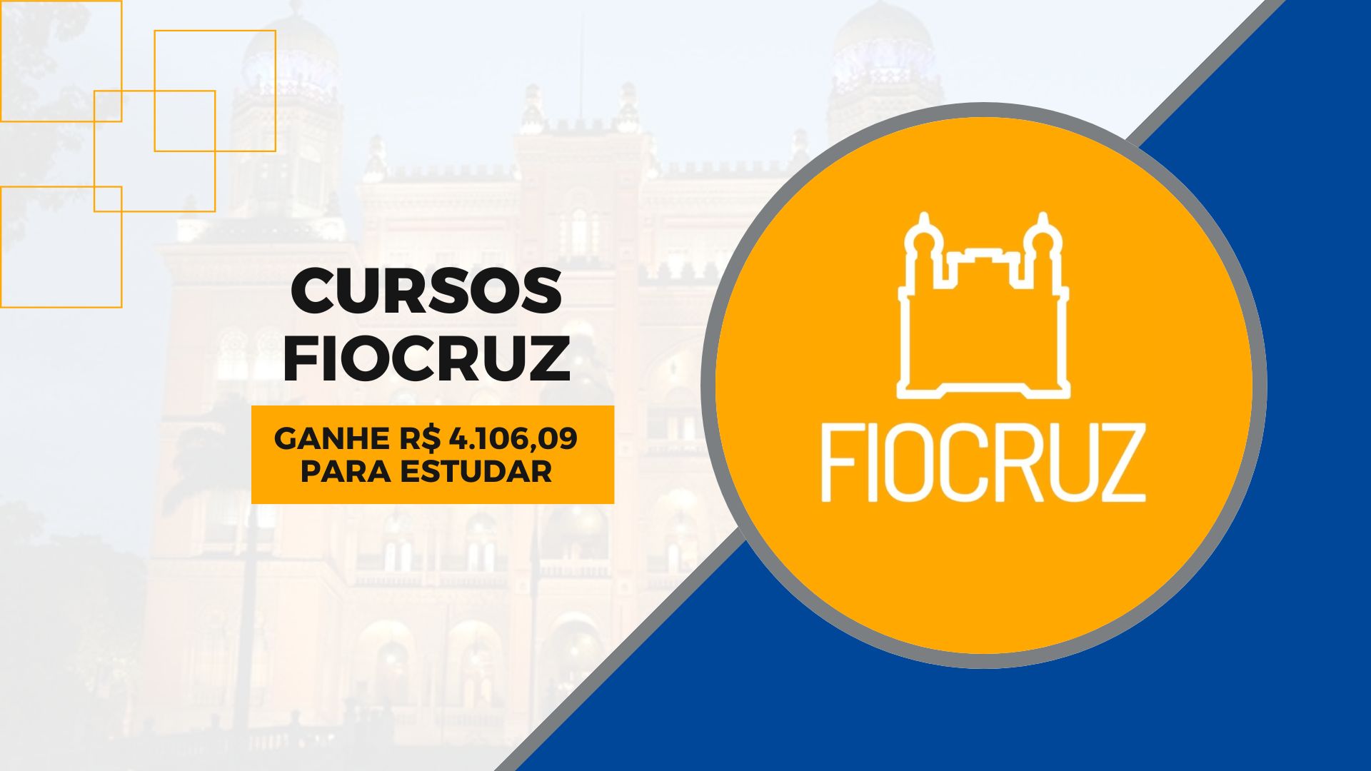 Fiocruz abre residência em Saúde da Família com bolsa de R$ 4.106,09, dedicação exclusiva e formação prática até 2028.