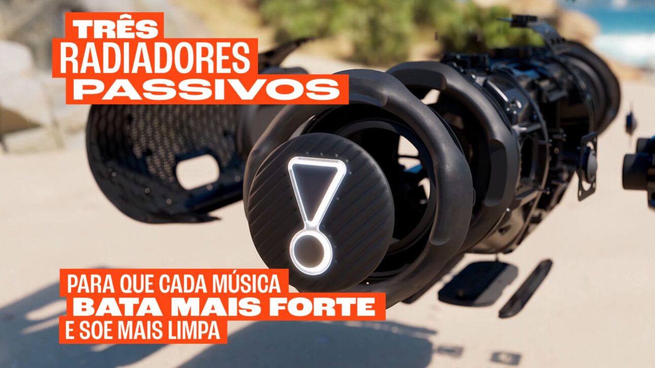 Conheça a nova JBL Boombox 4 com autonomia de 28 horas, resistência à água, som potente e tecnologia de áudio avançada. Descubra os detalhes.