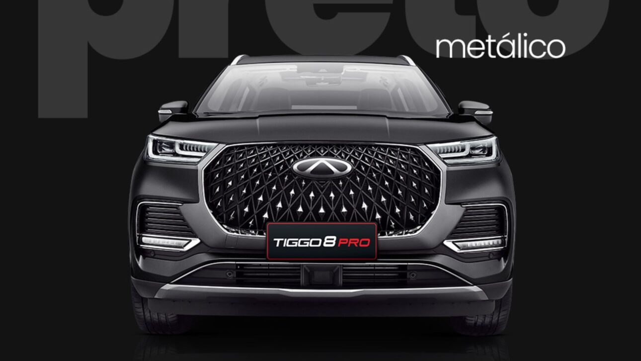 Tiggo 8 PRO 2026 reúne motor 1.6 turbo, câmeras 360° e interior de luxo em SUV de 7 lugares com alta eficiência e tecnologia avançada.