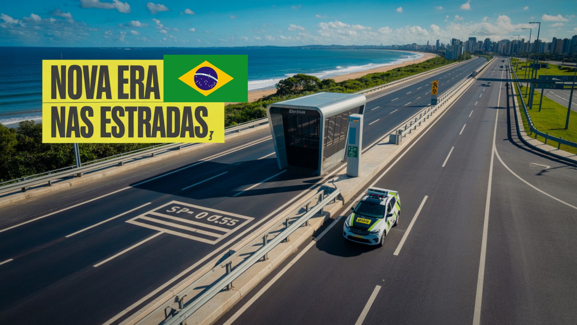 Obras na rodovia Padre Manoel da Nóbrega já aplicaram R$ 134 milhões em melhorias, com novo asfalto, viaturas e pedágio eletrônico.