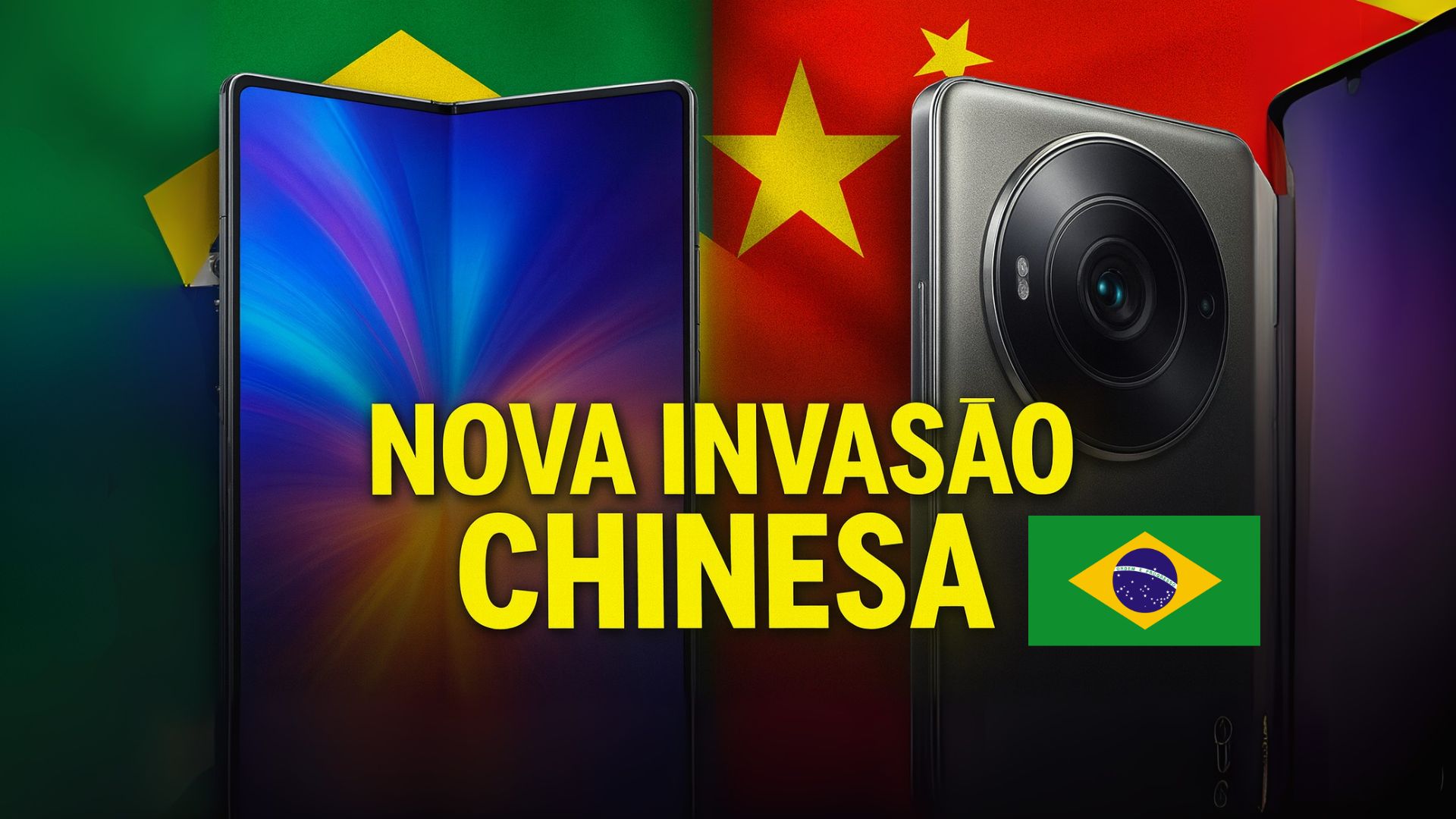 Huawei, Jovi e Oppo desafiam Apple e Samsung no Brasil com celulares premium, telas dobráveis, baterias potentes e preços inéditos.