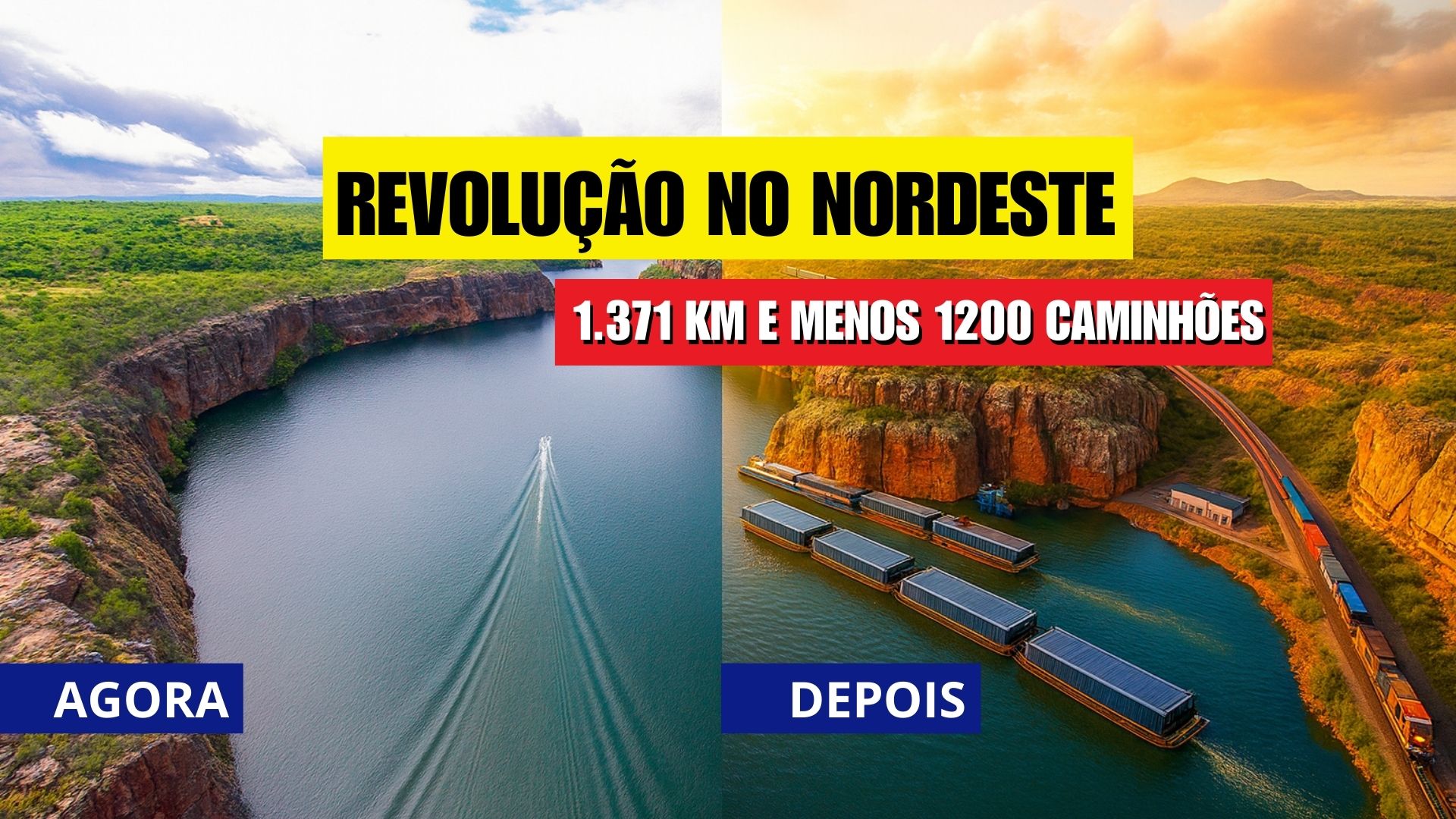 Reativação da Hidrovia do São Francisco promete revolucionar a logística, integrar modais e reduzir custos no transporte de cargas.